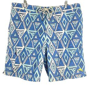 Tommy Bahama Relax Swim Trunks Shorts Multicolored Print Men's XL‎